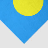 Palau-Flagge Seidenpapier (Ausschnitt)