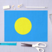 Palau-Flagge Seidenpapier (Handwerk)
