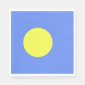 Palau-Flagge Serviette (Vorderseite)