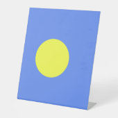 Palau-Flagge Sockelschild (Vorderseite)