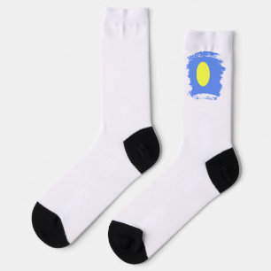 Palau-Flagge Socken