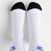 Palau-Flagge Socken (Oben)