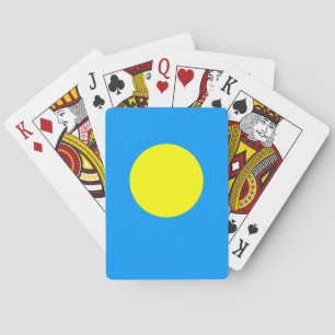 Palau-Flagge Spielkarten