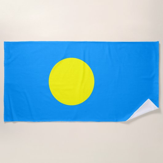Palau-Flagge Strandtuch (Vorderseite)