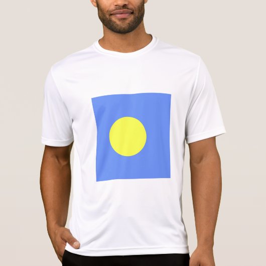 Palau-Flagge T-Shirt (Vorderseite)
