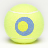 Palau-Flagge Tennisbälle (Rückseite)