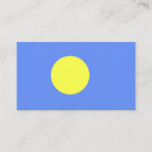 Palau-Flagge Visitenkarte (Vorderseite)