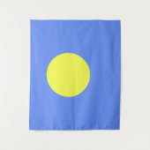 Palau-Flagge Wandteppich (Vorderseite)