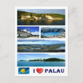 Palau - I Liebe - Postkarte (Vorderseite)