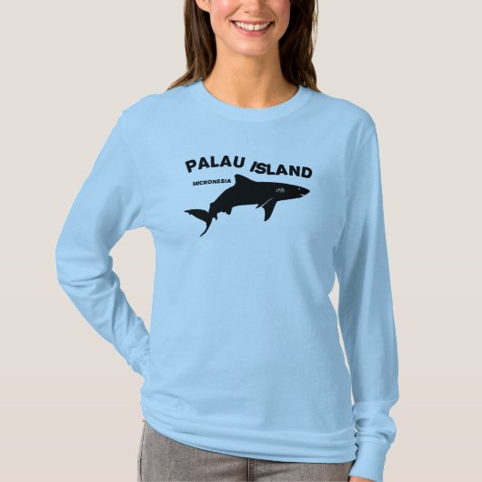 Palau Island - Mikronesien Shark Diving T-Shirt (Vorderseite)