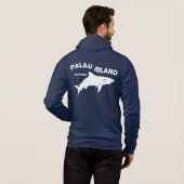 Palau Island Scuba Diving with Sharks Hoodie (Schwarz voll)