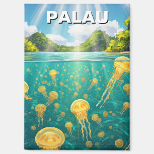 Palau Jellyfish Lake Travel Magnet