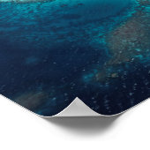 Palau, Mikronesien, Luftsicht auf Rock Island Poster (Ecke)