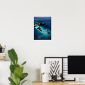 Palau, Mikronesien, Luftsicht auf Rock Island Poster (Heimbüro)
