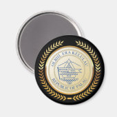 Palau Offiziell Siegel Magnet (Vorderseite/Rückseite)