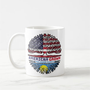 Palau Palauan American USA Tree Roots Flag Kaffeetasse