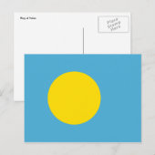 palau postkarte (Vorne/Hinten)