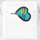 palau rechteckiger aufkleber (Tasche)