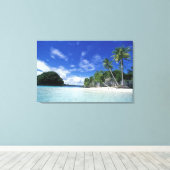 Palau, Rock Islands, Honeymoon Island, Welt Leinwanddruck (Insitu (Holzboden))