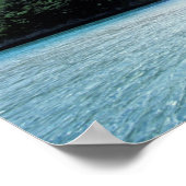 Palau, Rock Islands, Honeymoon Island, Welt Poster (Ecke)