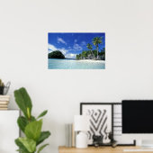 Palau, Rock Islands, Honeymoon Island, Welt Poster (Heimbüro)