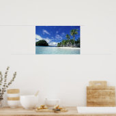 Palau, Rock Islands, Honeymoon Island, Welt Poster (Küche)