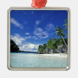 Palau, Rock Islands, Honeymoon Island, Welt Silbernes Ornament