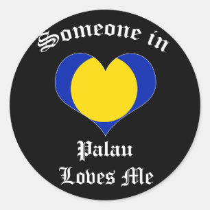 Palau Runder Aufkleber