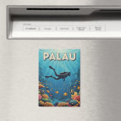 Palau Scuba Diving Travel Magnet (In Situ (Geschirrspüler))