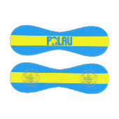 Palauer Flagge und Wappen Patriotisch Baseball (Paneele)