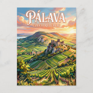Pálava-Hügel Tschechien Postkarte