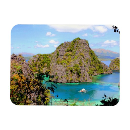 Palawan auf den Philippinen Magnet (Horizontal)