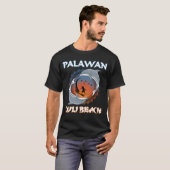Palawan Duli Beach Philippinen T-Shirt (Vorne ganz)
