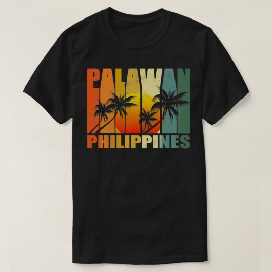 Palawan Island Philippinen T-Shirt (Design vorne)
