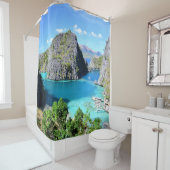 Palawan Lagoon, Philippinen Duschvorhang (Beispiel)