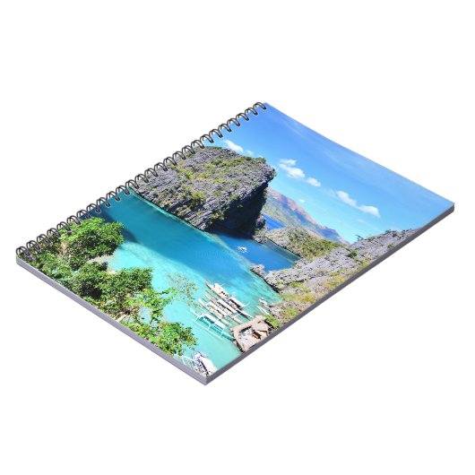 Palawan Lagoon, Philippinen Notizblock (Linke Seite)