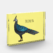 Palawan Pfauenpheasant Cartoon Fotoblock (Links)