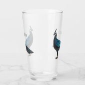 Palawan Pfauenpheasant Cartoon Glas (Links)