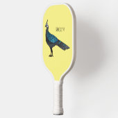 Palawan Pfauenpheasant Cartoon Pickleball Schläger (Links)