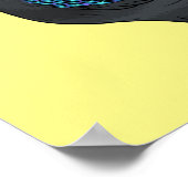 Palawan Pfauenpheasant Cartoon Poster (Ecke)