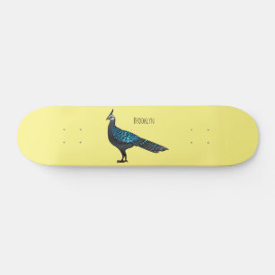 Palawan Pfauenpheasant Cartoon Skateboard