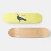 Palawan Pfauenpheasant Cartoon Skateboard (Horizontal)