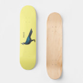 Palawan Pfauenpheasant Cartoon Skateboard (Vorderseite)