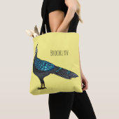 Palawan Pfauenpheasant Cartoon Tasche (Von Nahem)