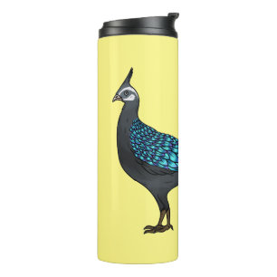 Palawan Pfauenpheasant Cartoon Thermosbecher