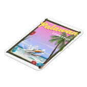 Palawan Philippinen Flugposter Magnet (Linke Seite)