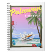 Palawan Philippinen Flugposter Notizblock (Vorderseite)
