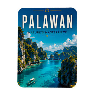 🏝️ Palawan Philippinen Lagune Wohndekoration 🌊 Magnet
