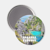 Palawan Philippinen Magnet (Vorderseite/Rückseite)