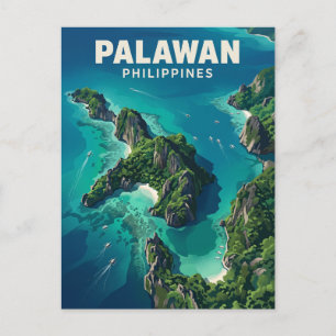 Palawan Philippinen Postkarte